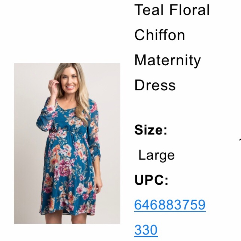 PInkBlush Maternity Dress